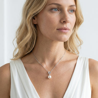 Akoya Pearl & Diamond Melissa Pendant
