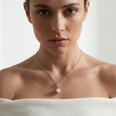 Akoya Pearl & Diamond Symphony Pendant- Choose Your Pearl Color