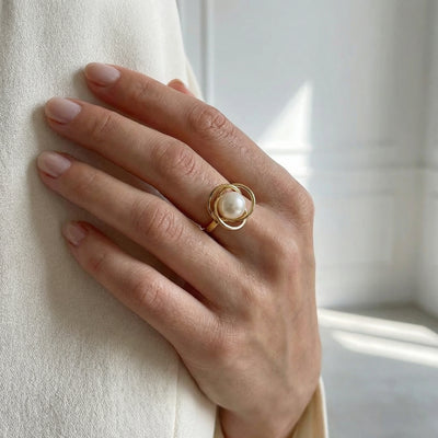 Akoya Pearl Khilana Ring
