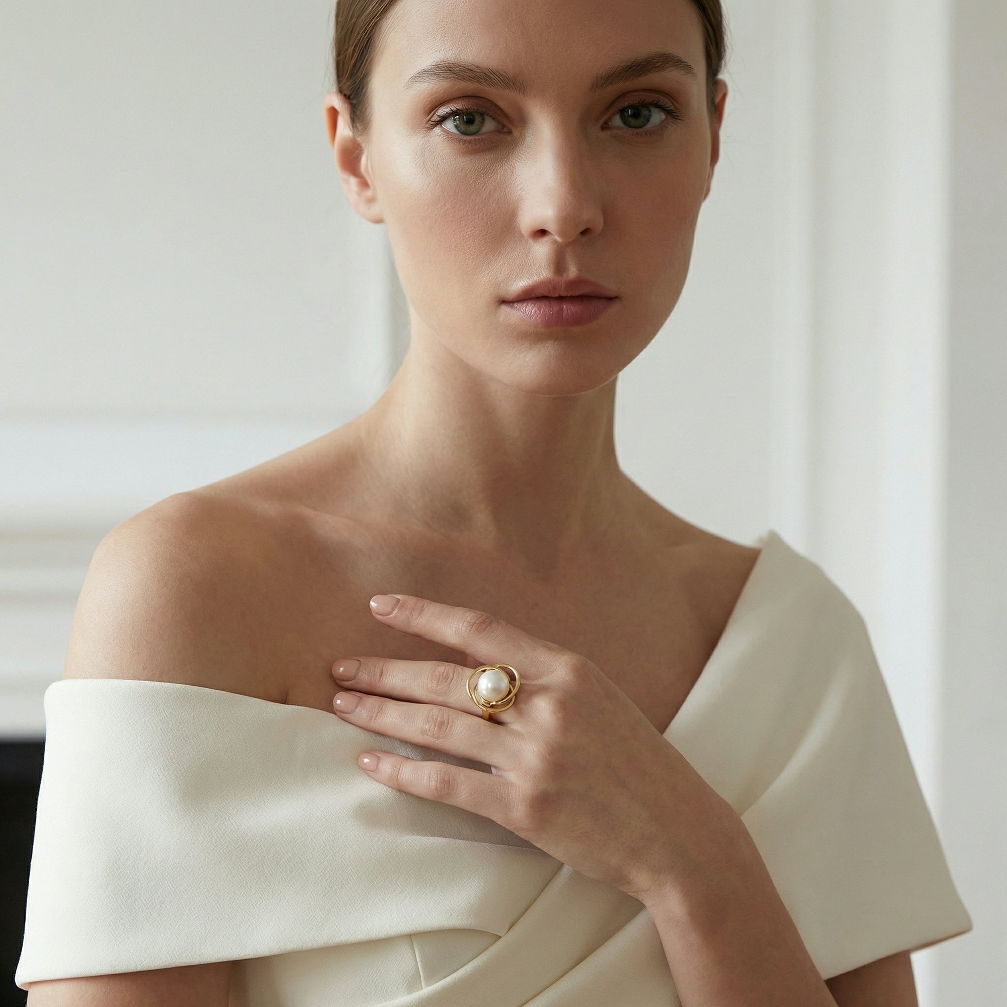 Akoya Pearl Khilana Ring