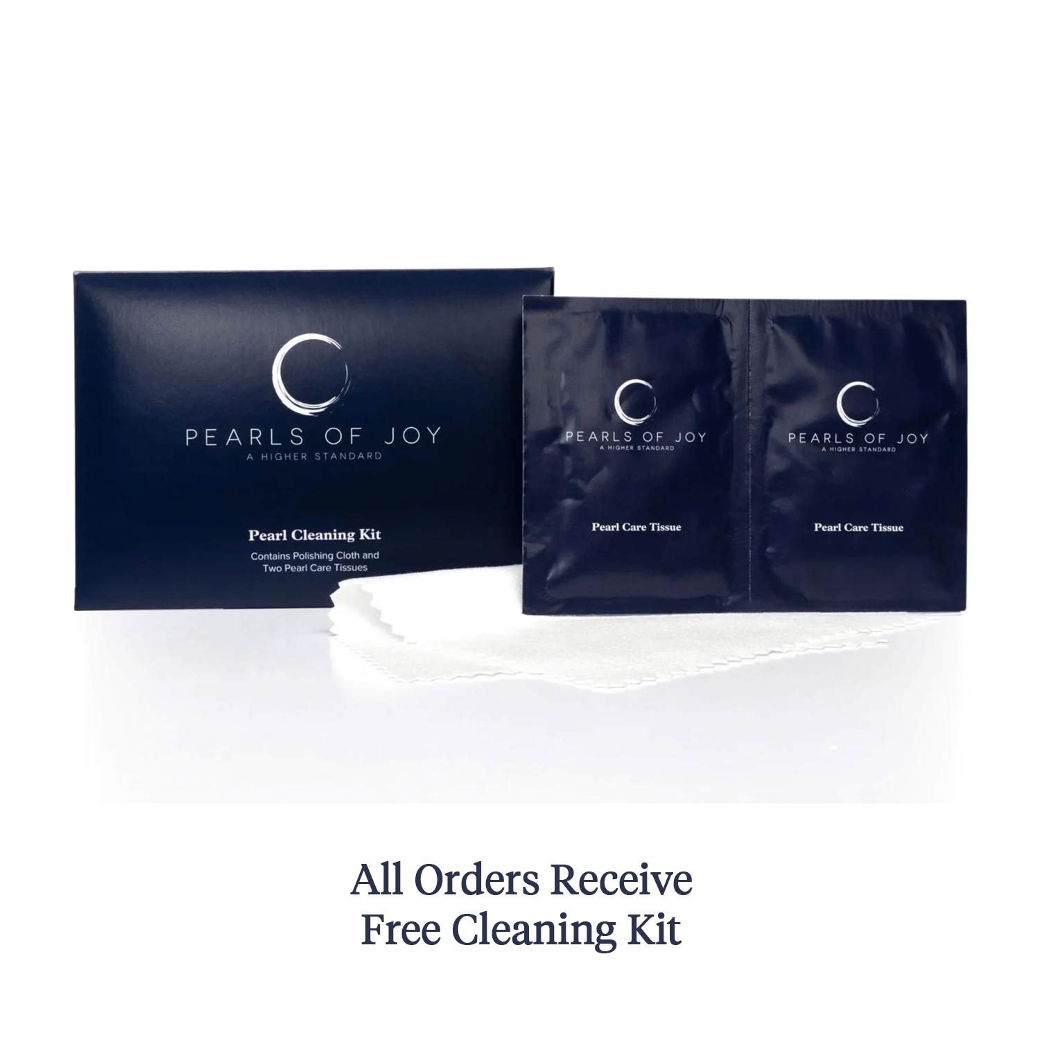 White Japanese Akoya Pearl Tin Cup Necklace - AAA Quality