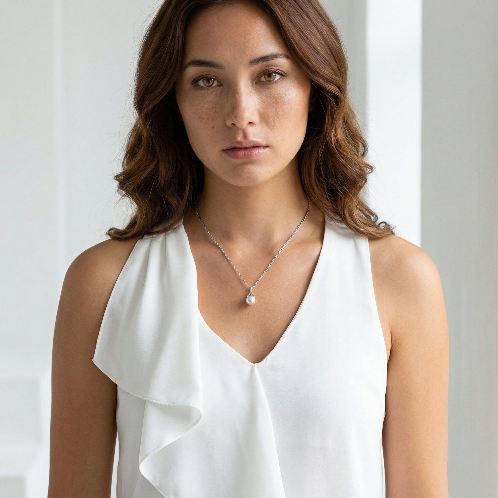 Japanese Akoya Pearl Wren Pendant