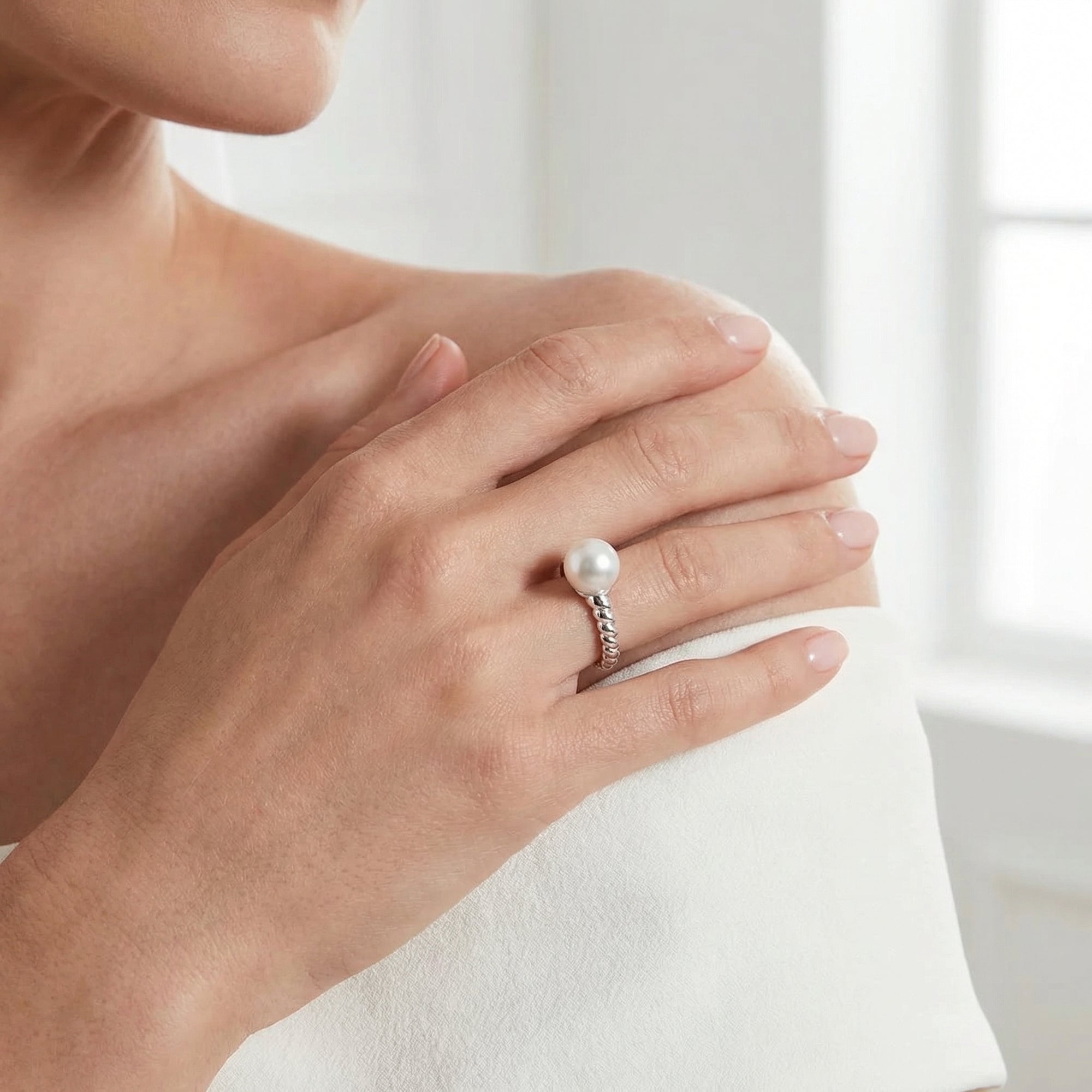 Japanese Akoya Pearl Terrie Ring