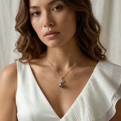 Tahitian South Sea Pearl & Diamond Harper Pendant