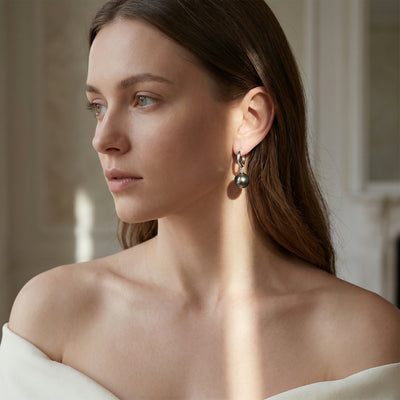 Tahitian South Sea Pearl Mary Earrings
