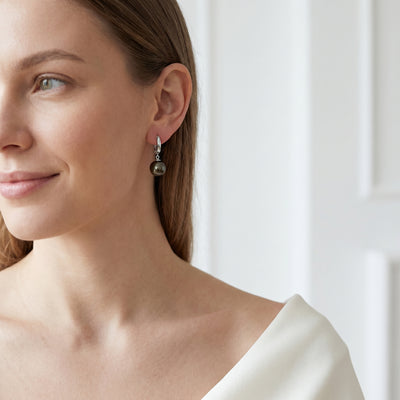 Tahitian South Sea Pearl Mary Earrings