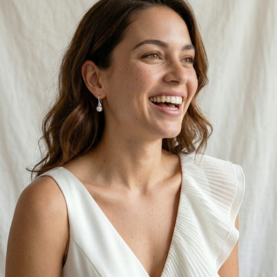 White South Sea Pearl Millie Earrings