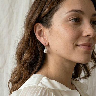 White South Sea Pearl Millie Earrings