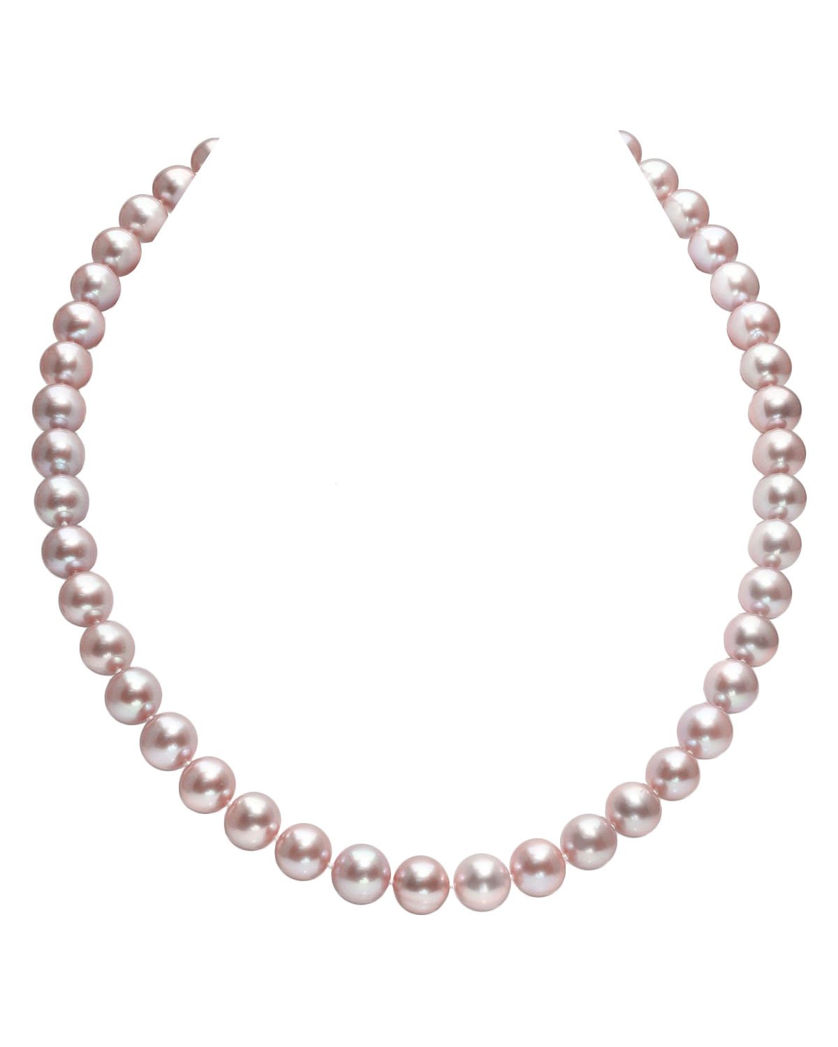 pearl ٩(๑❛ᴗ❛๑)۶pink 8.5-9.5mm Pink Freshwater Pearl Necklace - AAA Quality - Pearls of Joy