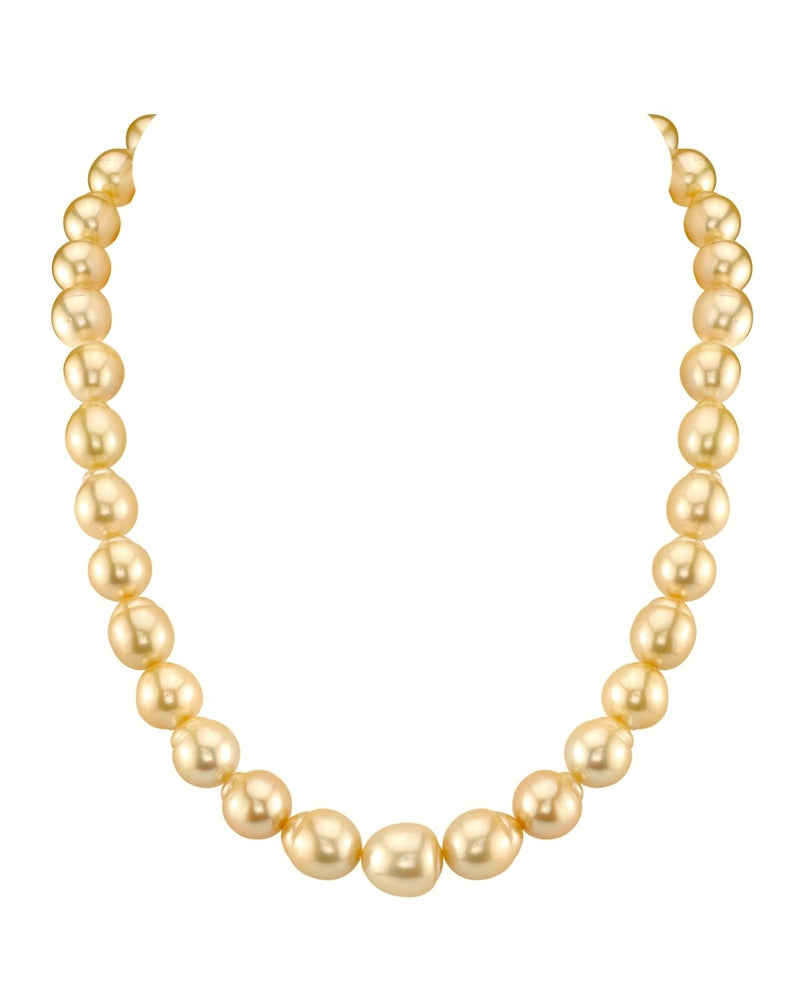 Golden South Sea Cultured Pearl 14k Yellow Gold 17 Inch Strand Necklace -  1177HA | JTV.com