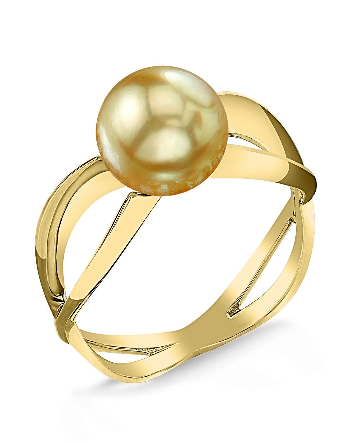 Gold Pearl Ring
