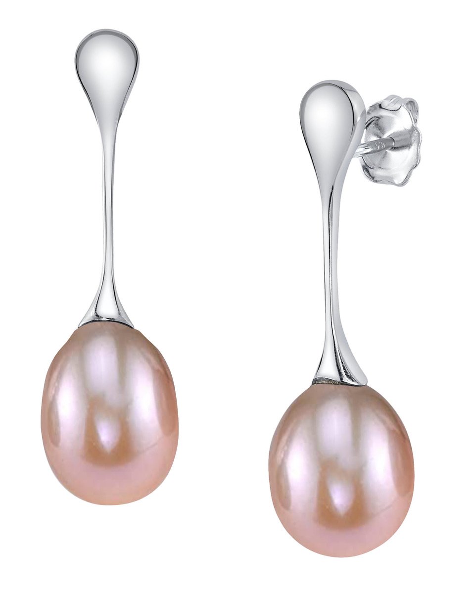 Pink Pearl Earrings