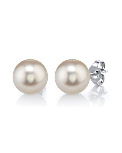 Wholesale 50 Pairs Multicolor Akoya Cultured Pearl Stud Earrings – 8-8.5mm, Baroque, Silver Plated, Screw Back