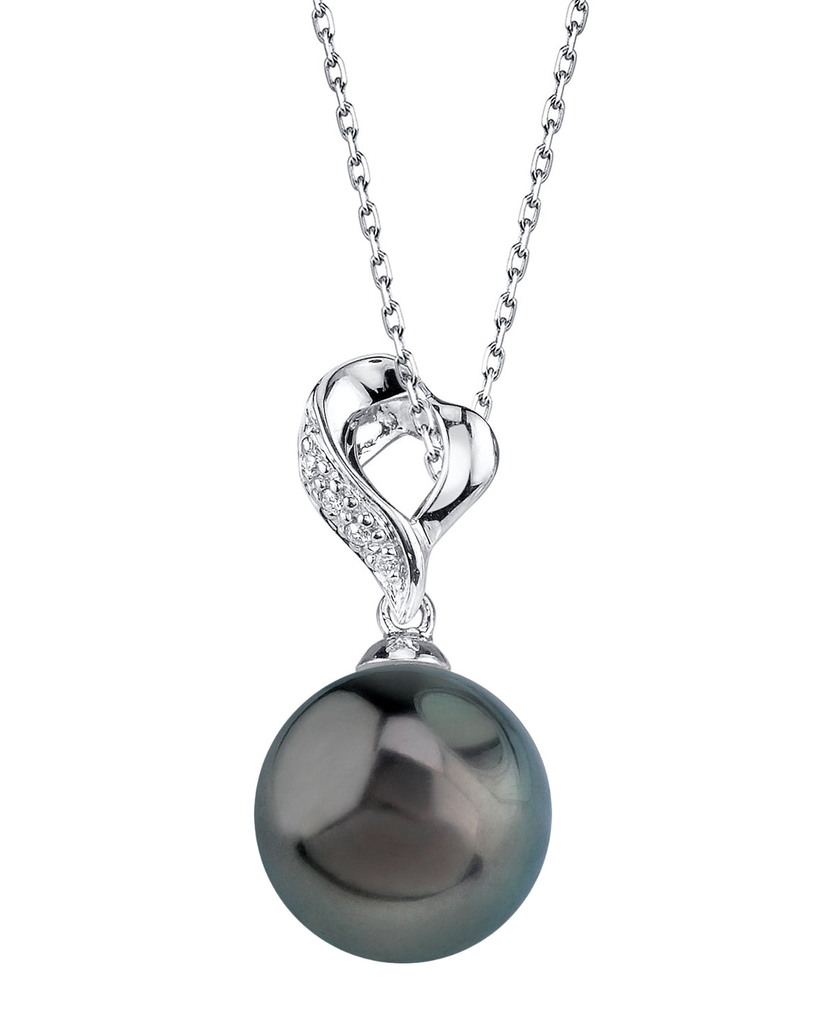 Tahitian Pearl Diamond Pendants